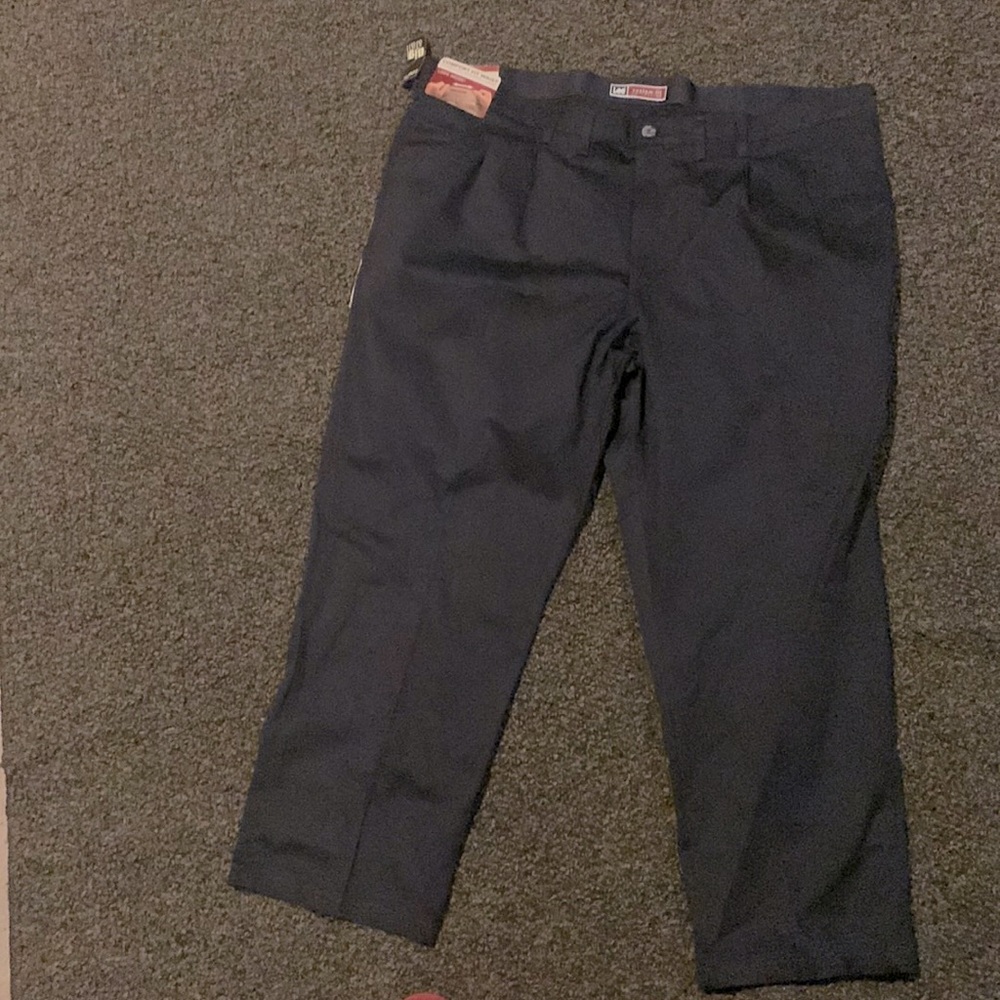 Lee custom fit pleated pants